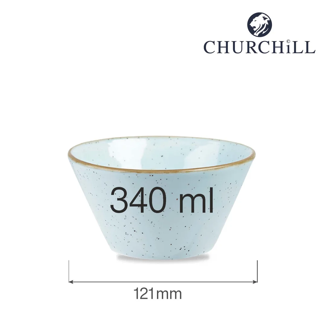 Miska konikalna Stonecast Duck Egg Blue 340 ml, 121 mm — zdjęcie 3