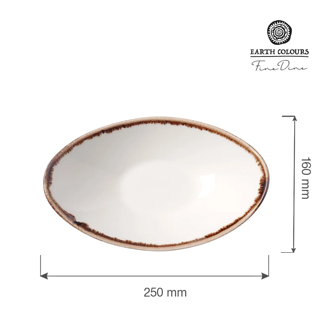 Miska łódka Vanilla 250x160 mm — zdjęcie 3