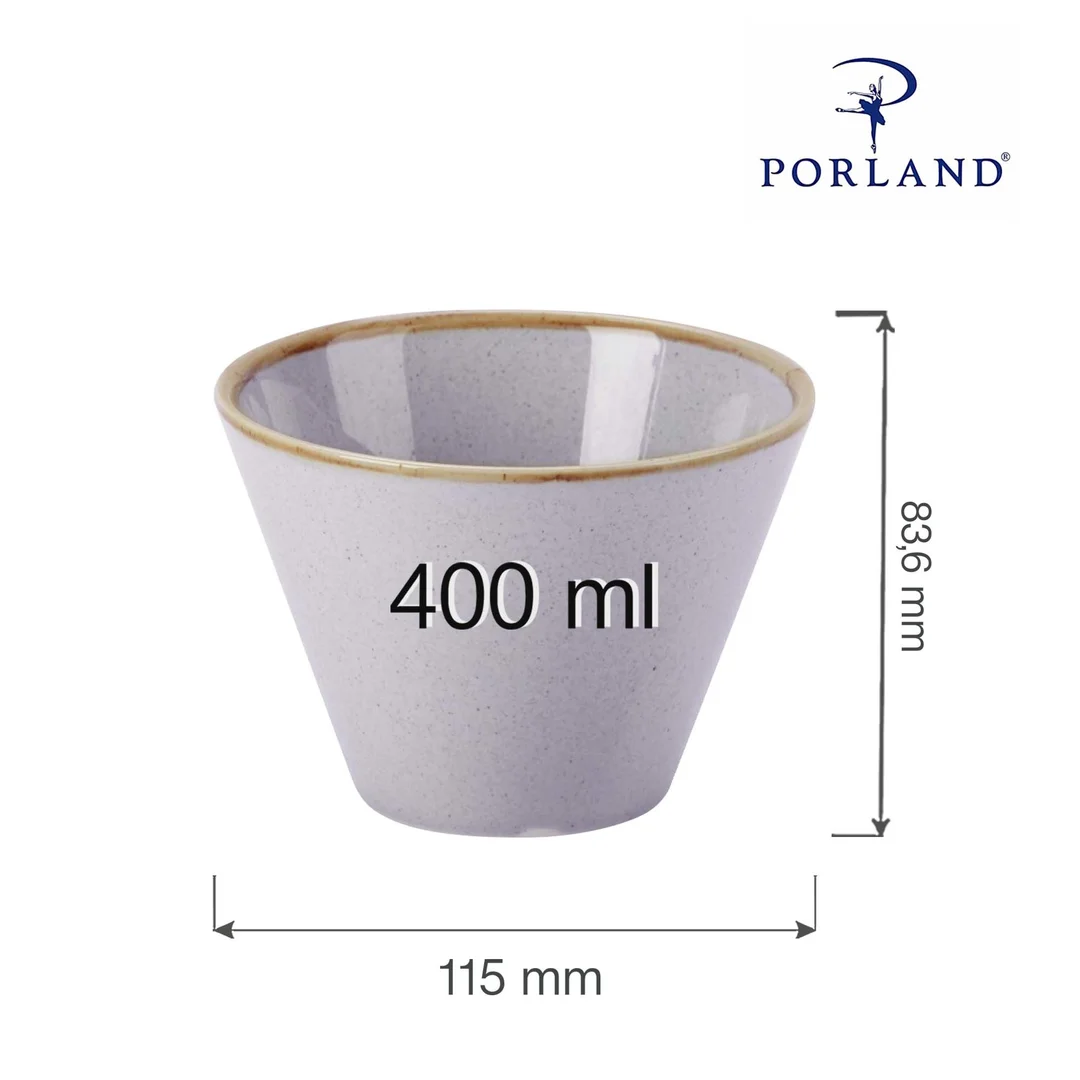 Miska stożkowa Ashen 400 ml — zdjęcie 9