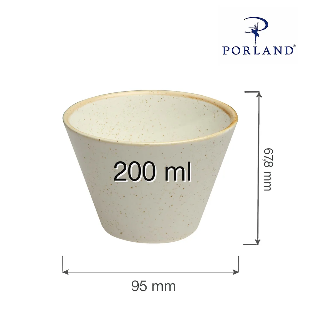 Miska stożkowa Sand 200 ml — zdjęcie 10