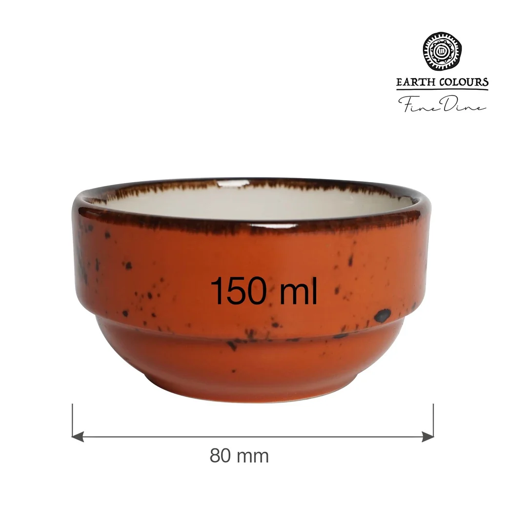 Miska sztaplowana Dahlia 80 mm, 150 ml — zdjęcie 7