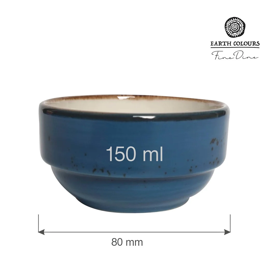 Miska sztaplowana Iris 80 mm, 150 ml — zdjęcie 5