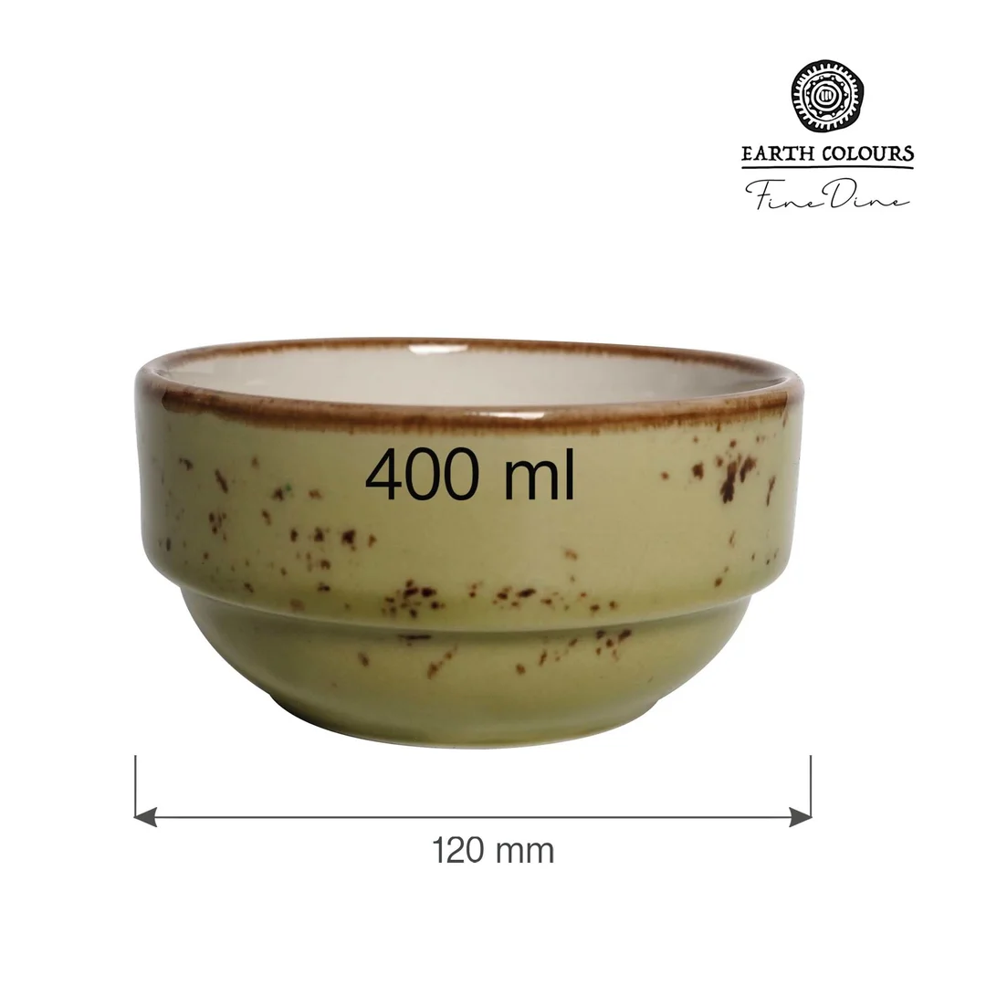 Miska sztaplowana Olive 120 mm, 400 ml — zdjęcie 7