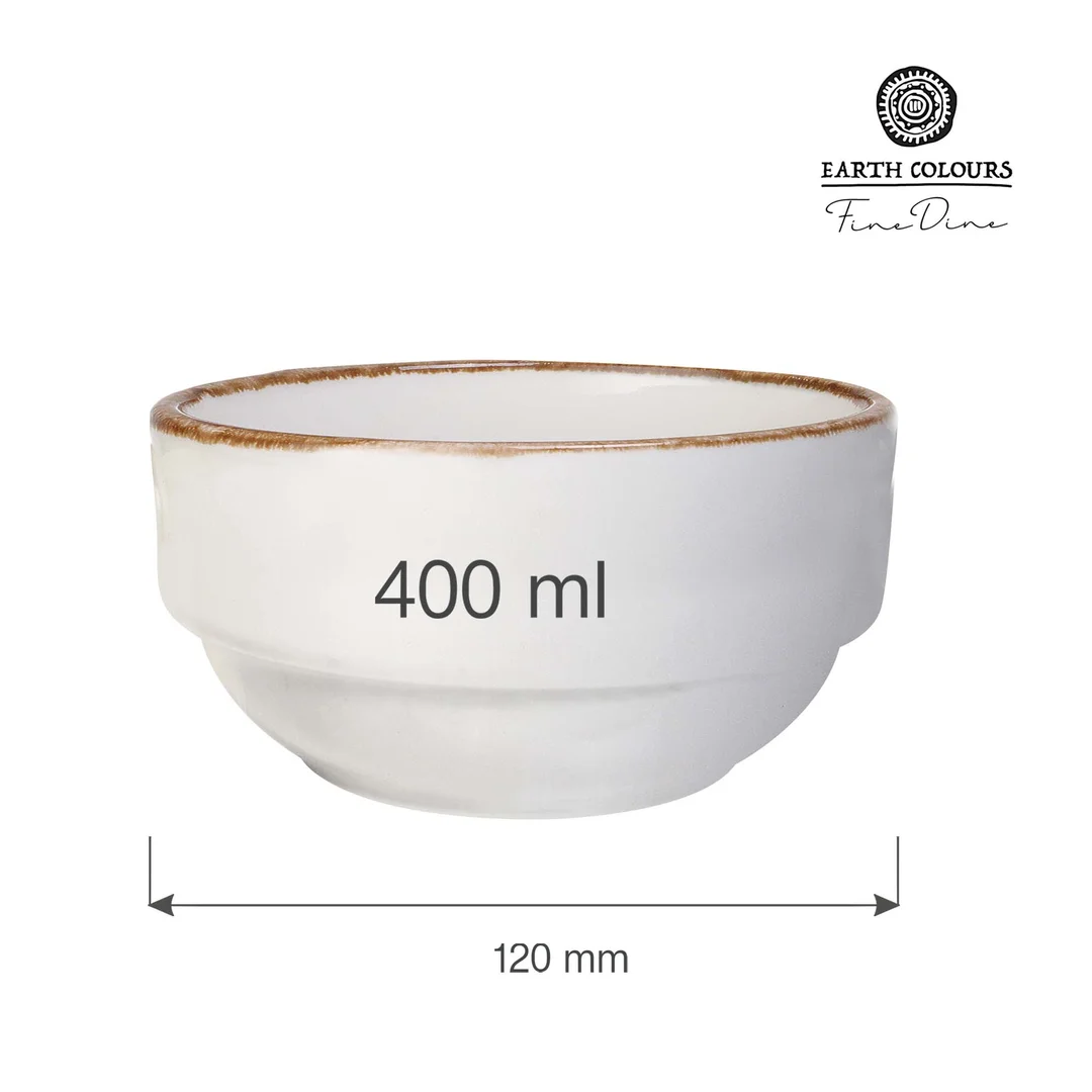 Miska sztaplowana Vanilla 120 mm, 400 ml — zdjęcie 10