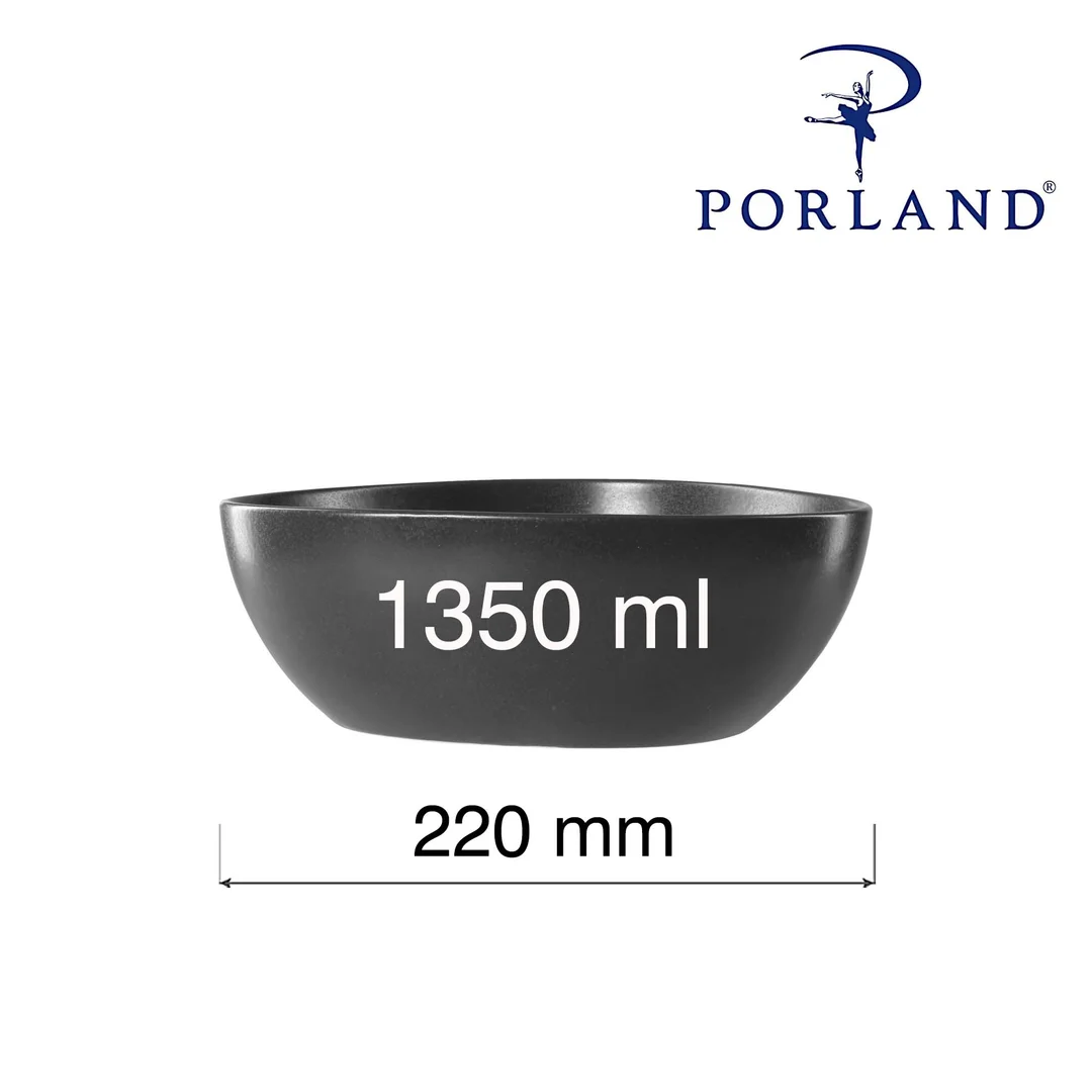 Miska trójkątna Coal, 220mm, 1350 ml — zdjęcie 9