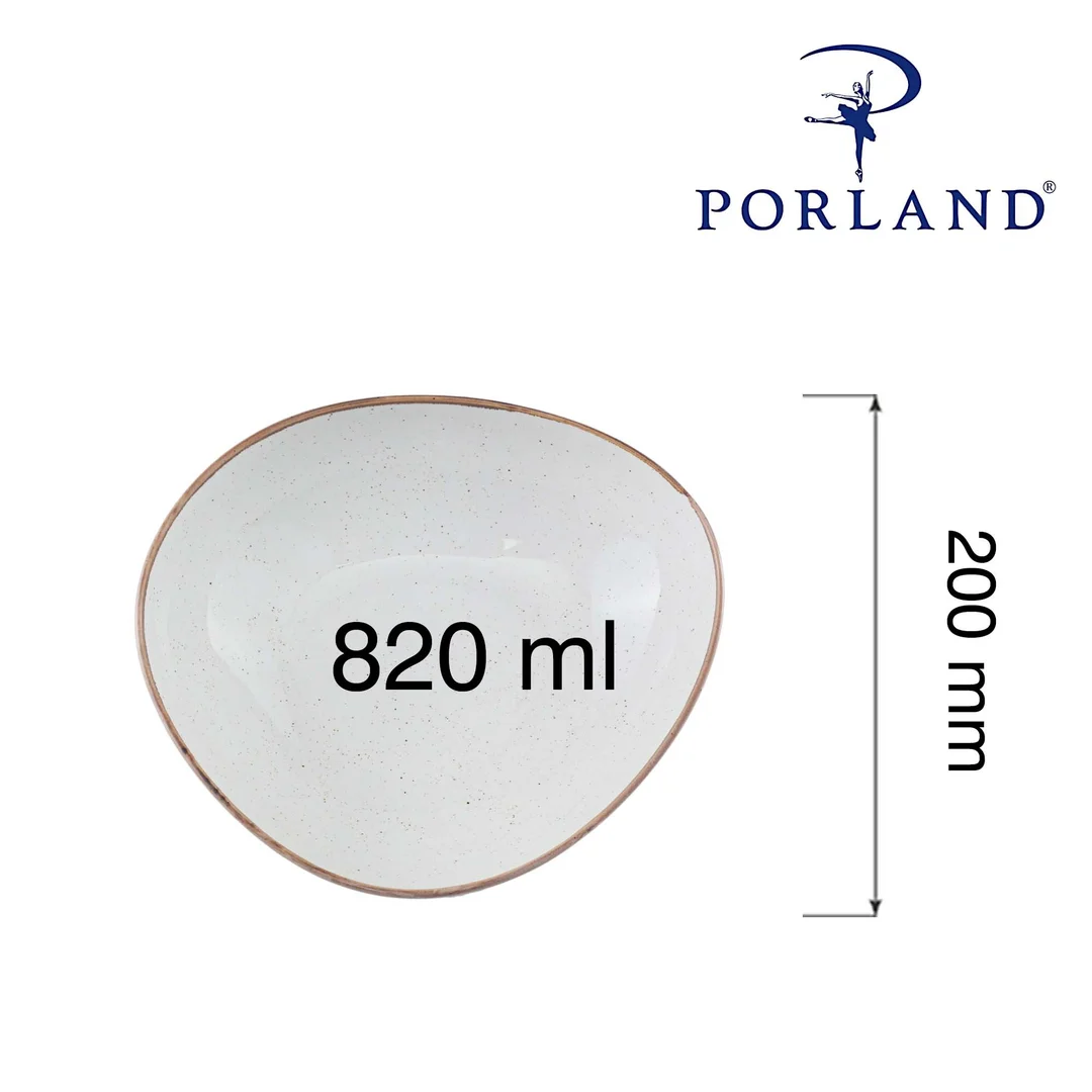 Miska trójkątna Sand, 200mm, 820 ml — zdjęcie 9