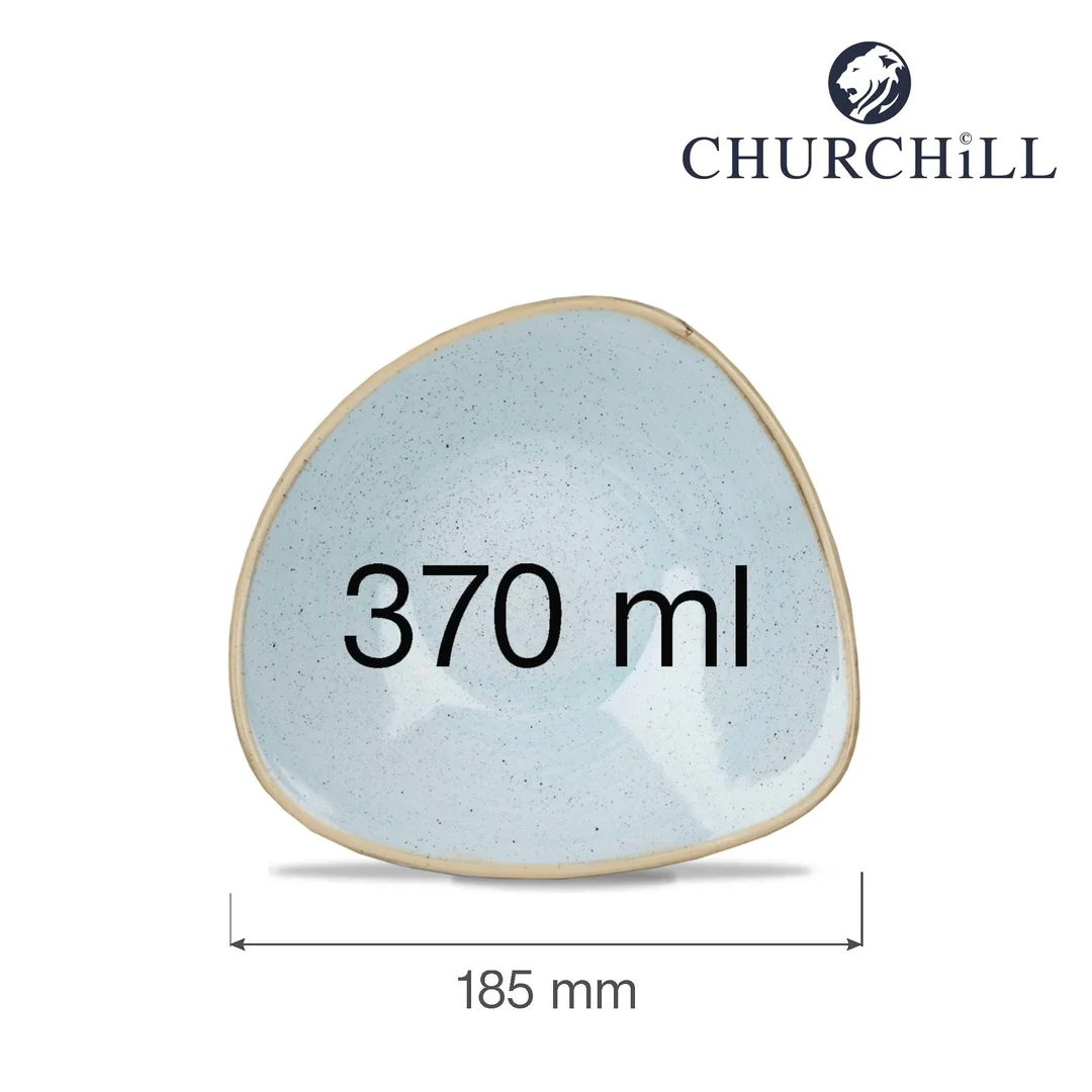 Miska trójkątna Stonecast Duck Egg Blue 370 ml — zdjęcie 6