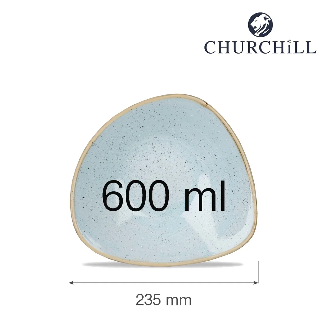 Miska trójkątna Stonecast Duck Egg Blue 600 ml — zdjęcie 6