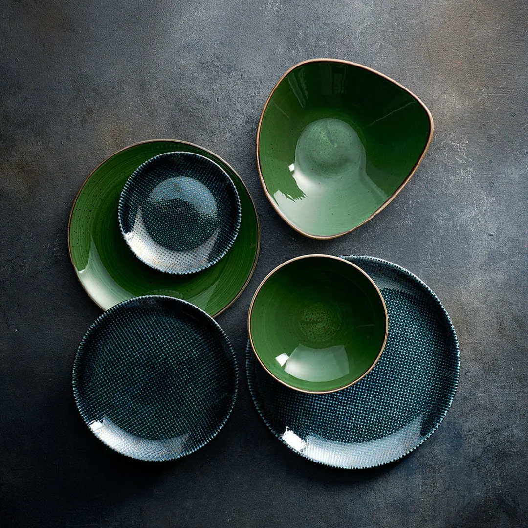 Miska trójkątna Stonecast Sorrel Green, 240mm — zdjęcie 8