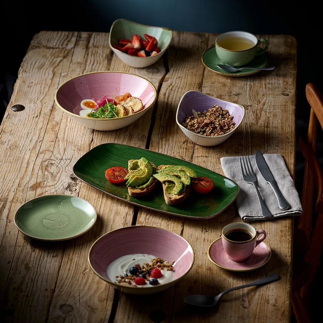 Miska trójkątny Stonecast Sorrel Green, 150mm — zdjęcie 8
