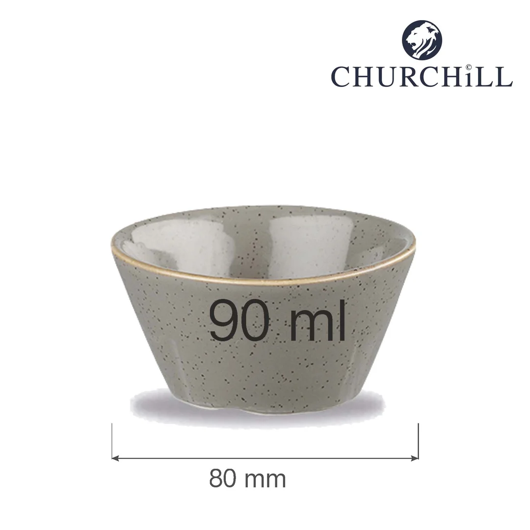 Naczynie do dipów Stonecast Peppercorn Grey 90 ml, 80 mm — zdjęcie 3