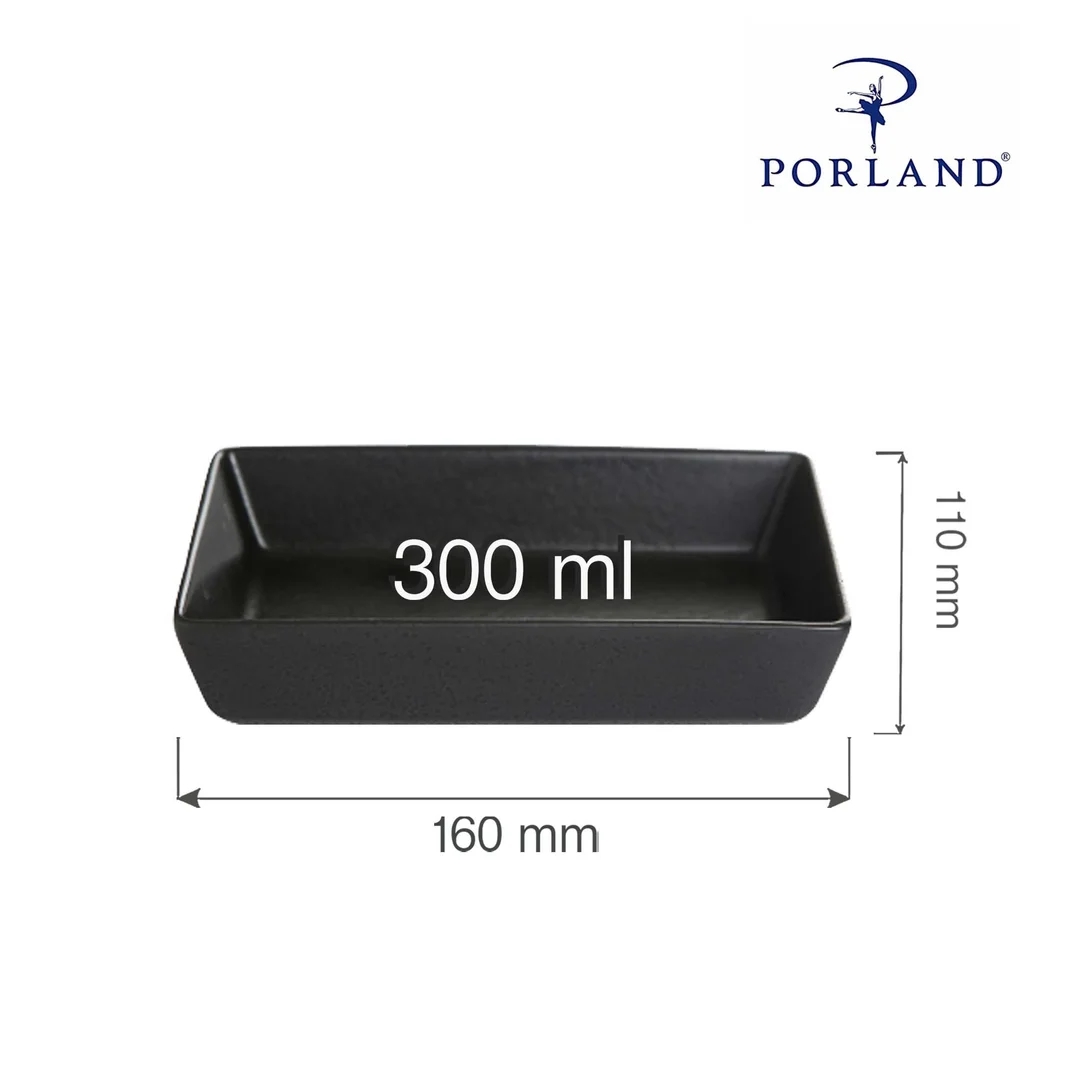 Naczynie do przystawek Coal 160x110 mm — zdjęcie 4