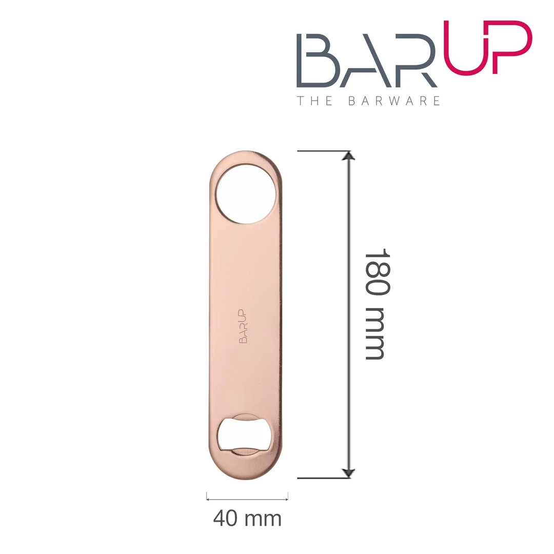 Otwieracz do butelek, Bar up, miedziany, 180x40x(H)2mm — zdjęcie 4