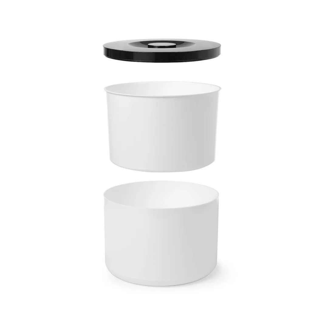 Pojemnik do lodu biały - podwójne ścianki 10 l, ø292x(H)220mm, Bar Up — zdjęcie 2