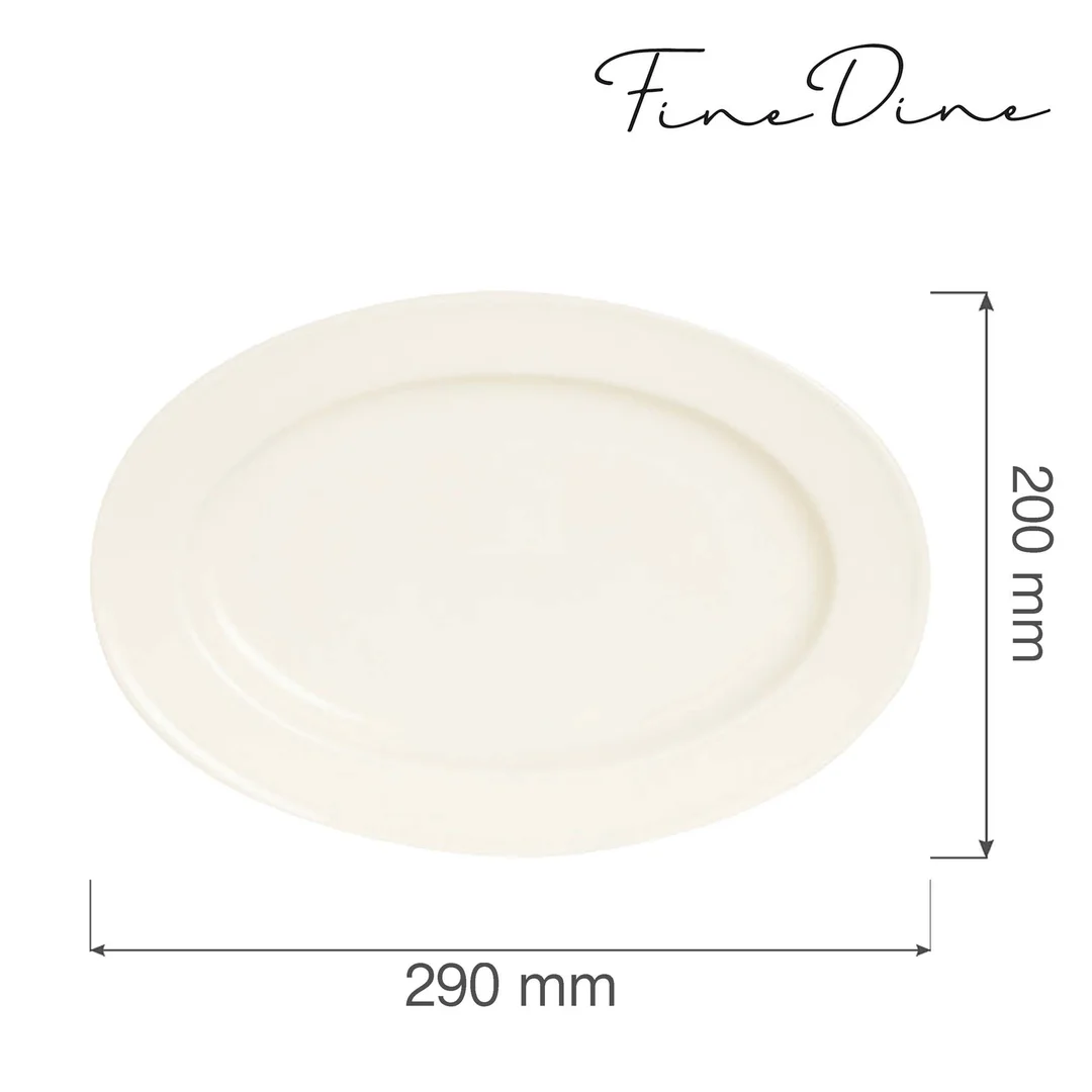 Półmisek owalny Crema 290x200 mm — zdjęcie 3