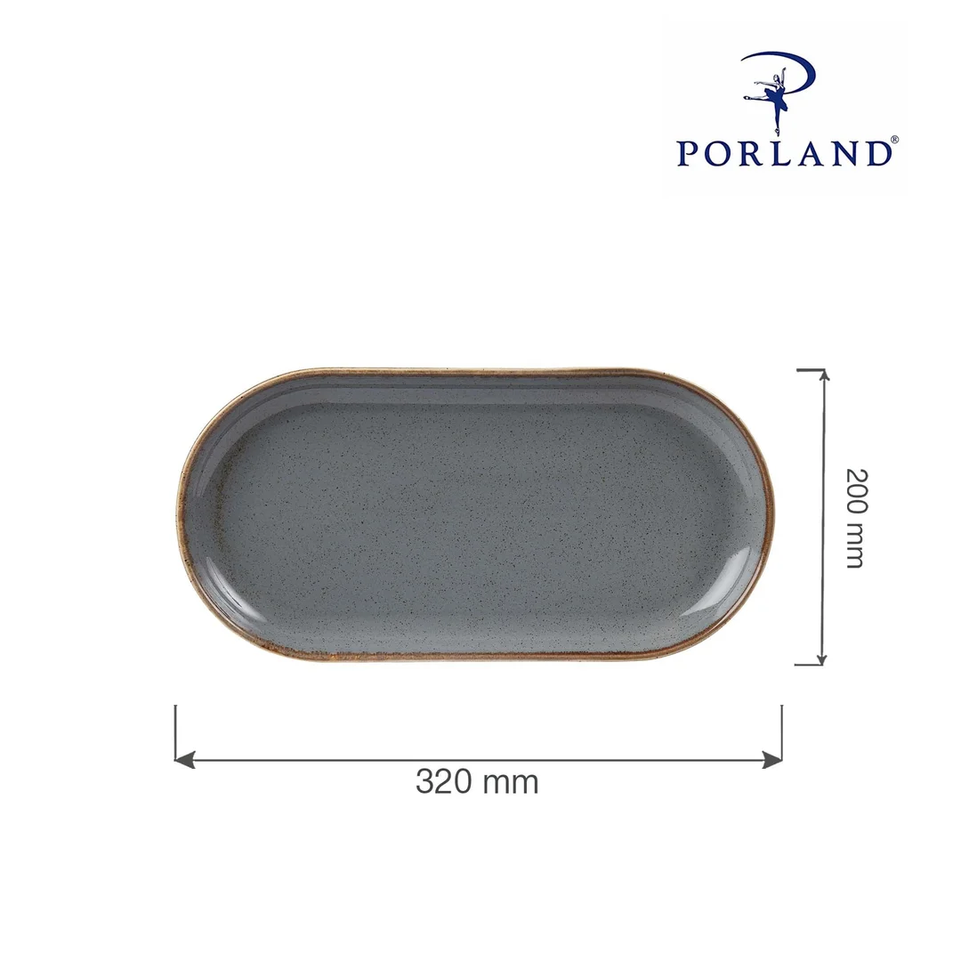 Półmisek owalny Stone 320x200 mm — zdjęcie 10