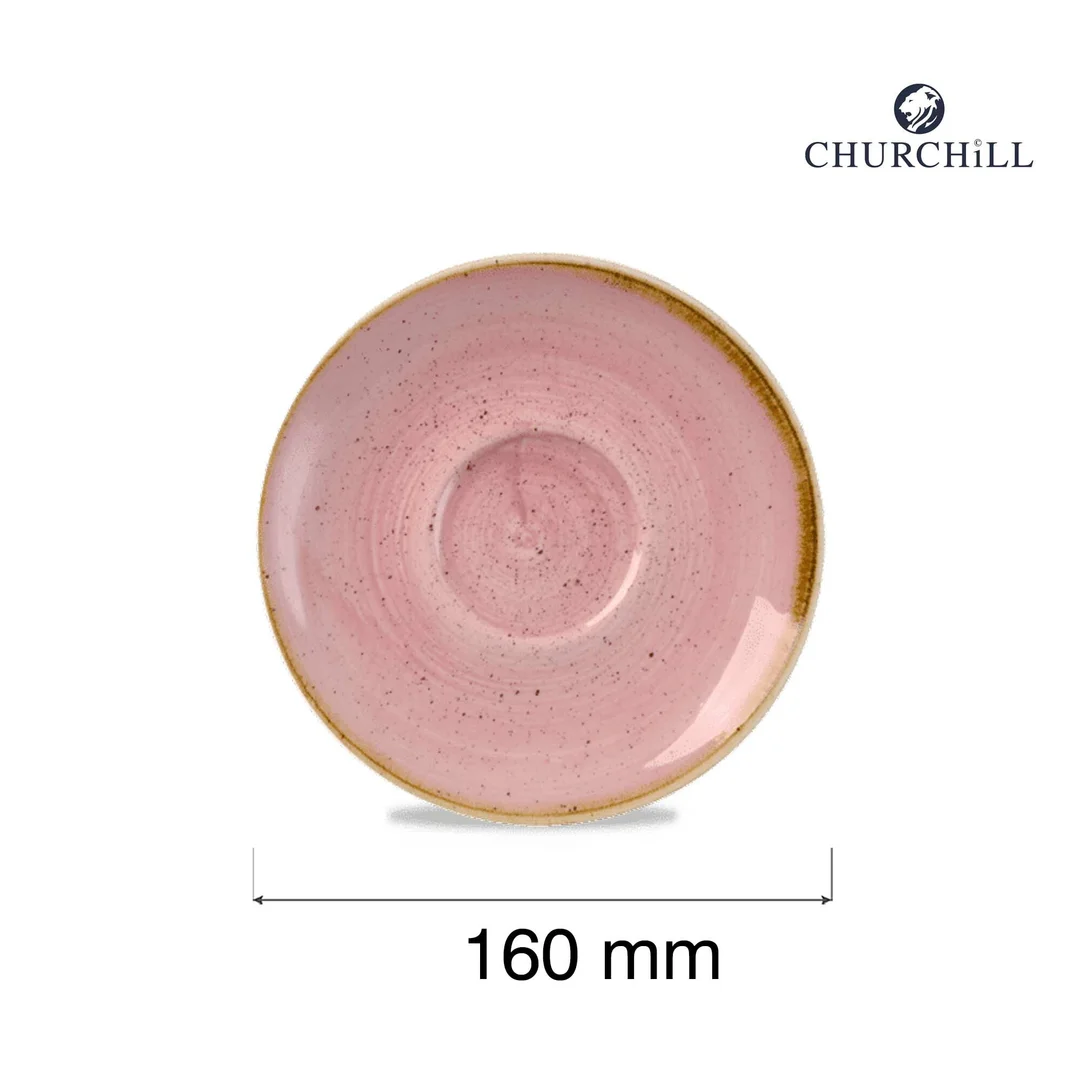 Spodek do filiżanki do kawy i herbaty Stonecast Petal Pink, 156mm — zdjęcie 2