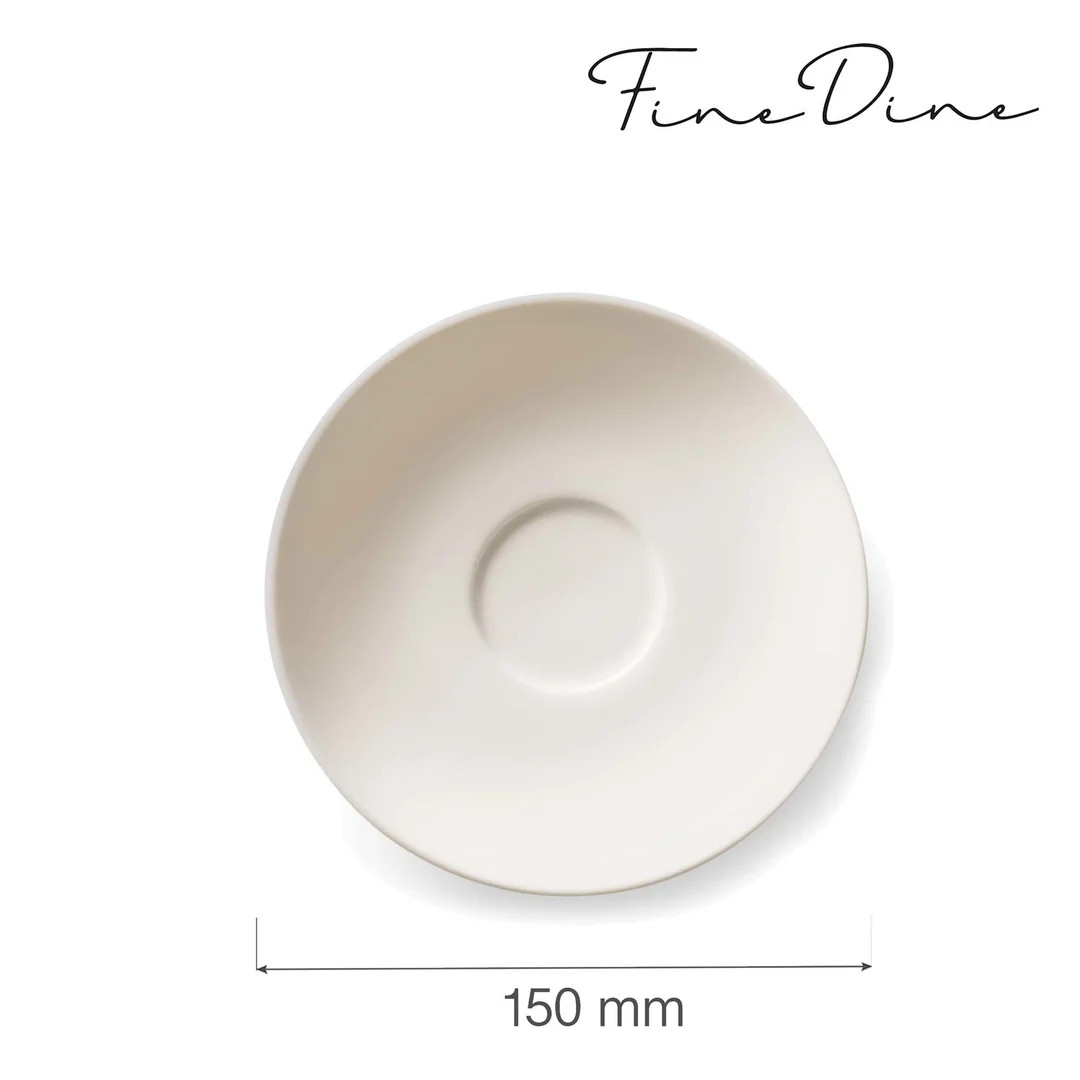 Spodek do filiżanki sztaplowanej do kawy i herbaty Crema, 150 mm — zdjęcie 3