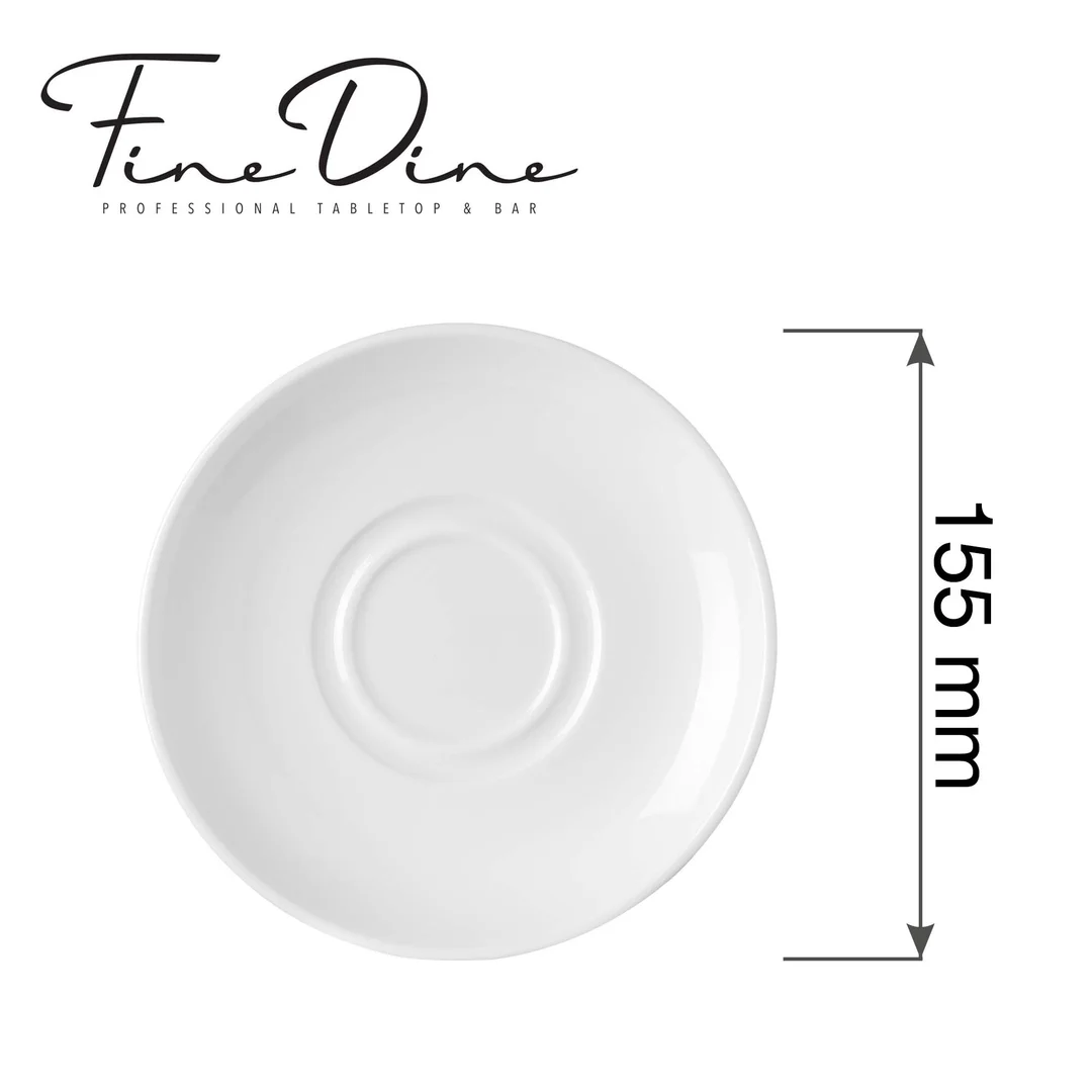 Spodek do sosjerki Pure Bianco, 160mm — zdjęcie 2