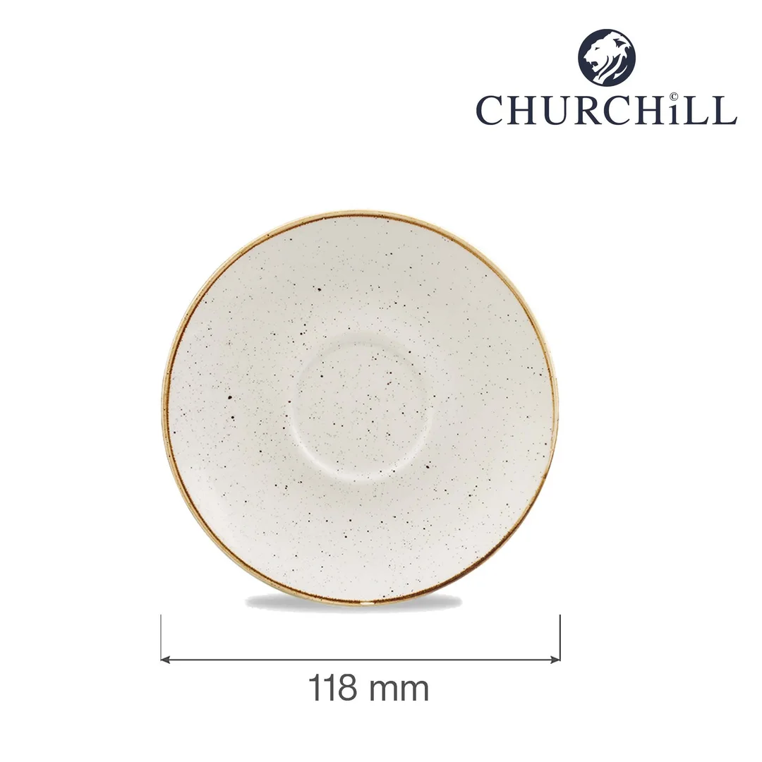 Spodek espresso Stonecast Barley White 118 mm — zdjęcie 3