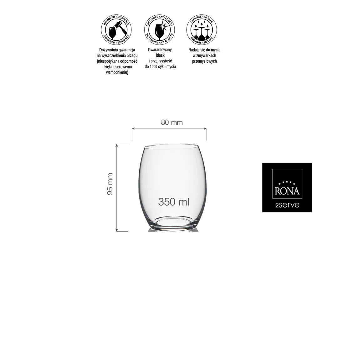 Szklanka do soku Ratio, 350ml — zdjęcie 9