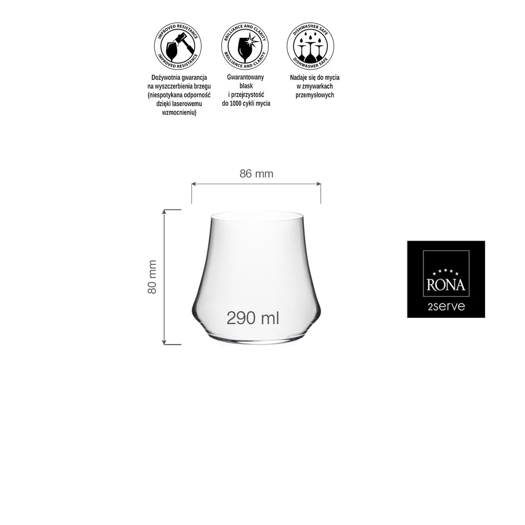 Szklanka Eclipse, 290ml — zdjęcie 3