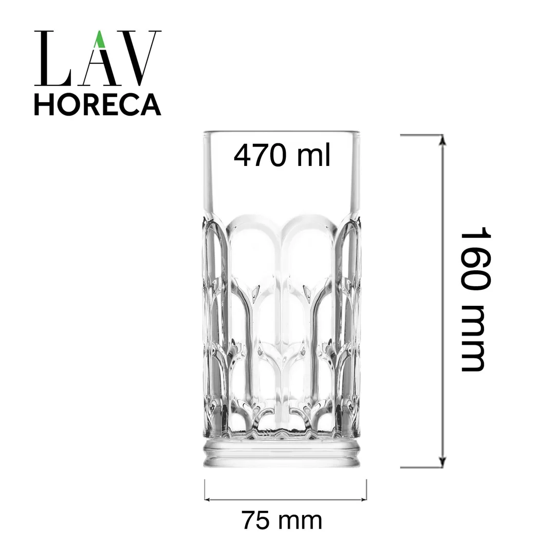 Szklanka wysoka Archie, 470ml — zdjęcie 2
