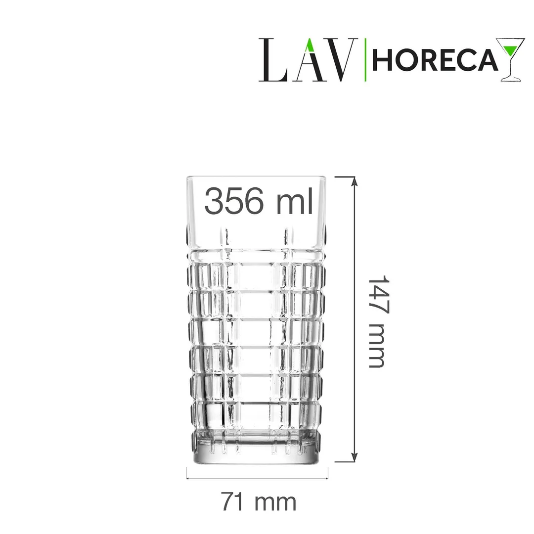 Szklanka wysoka Glasgow 356 ml, LAV — zdjęcie 5