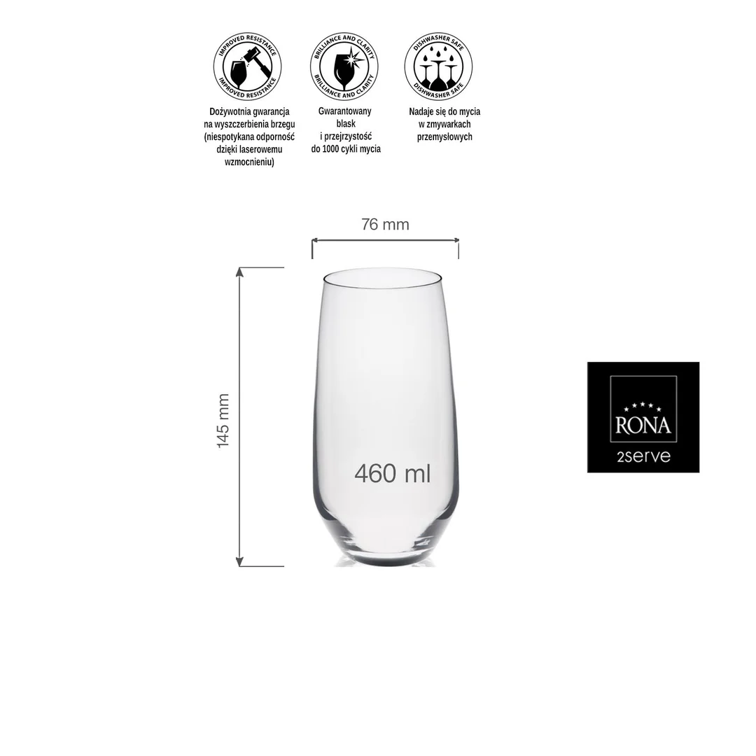 Szklanka wysoka Martina, 460ml — zdjęcie 10