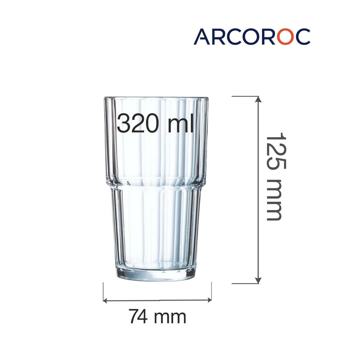 Szklanka wysoka Norvege 320 ml (STARY KOD 61698) — zdjęcie 2