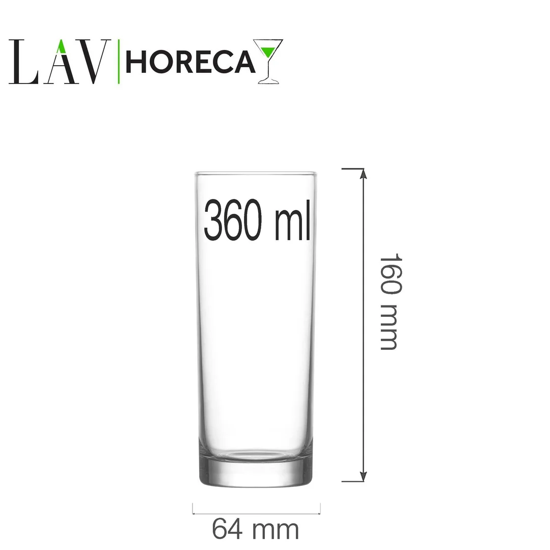 Szklanka wysoka Rotterdam 360 ml, LAV — zdjęcie 6