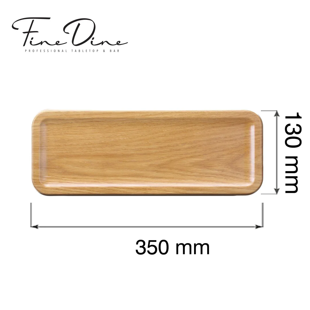Taca serwingowa Panama White, 350x130x(h)20mm — zdjęcie 3