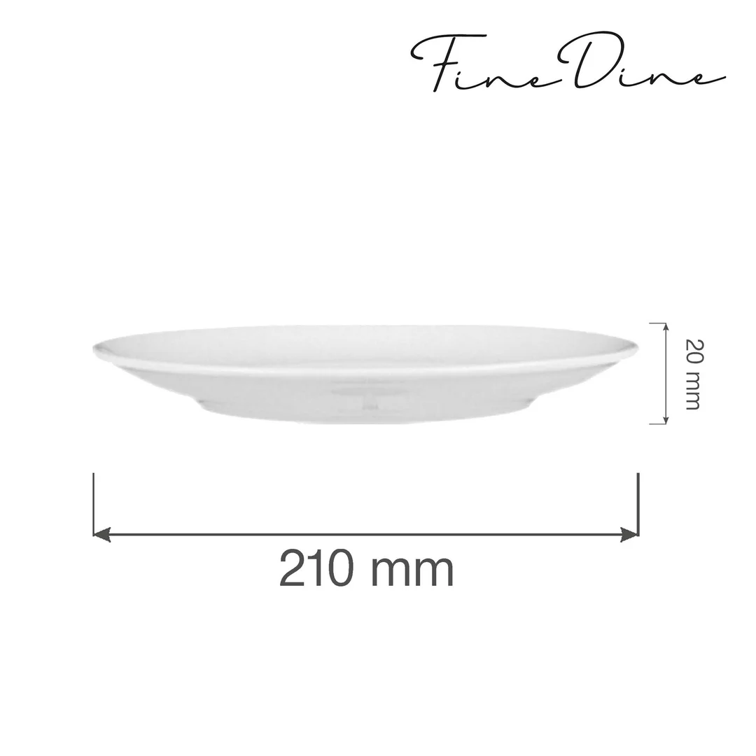 Talerz bez rantu Bianco 210 mm — zdjęcie 4