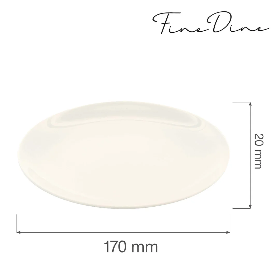 Talerz bez rantu Crema 170 mm — zdjęcie 3