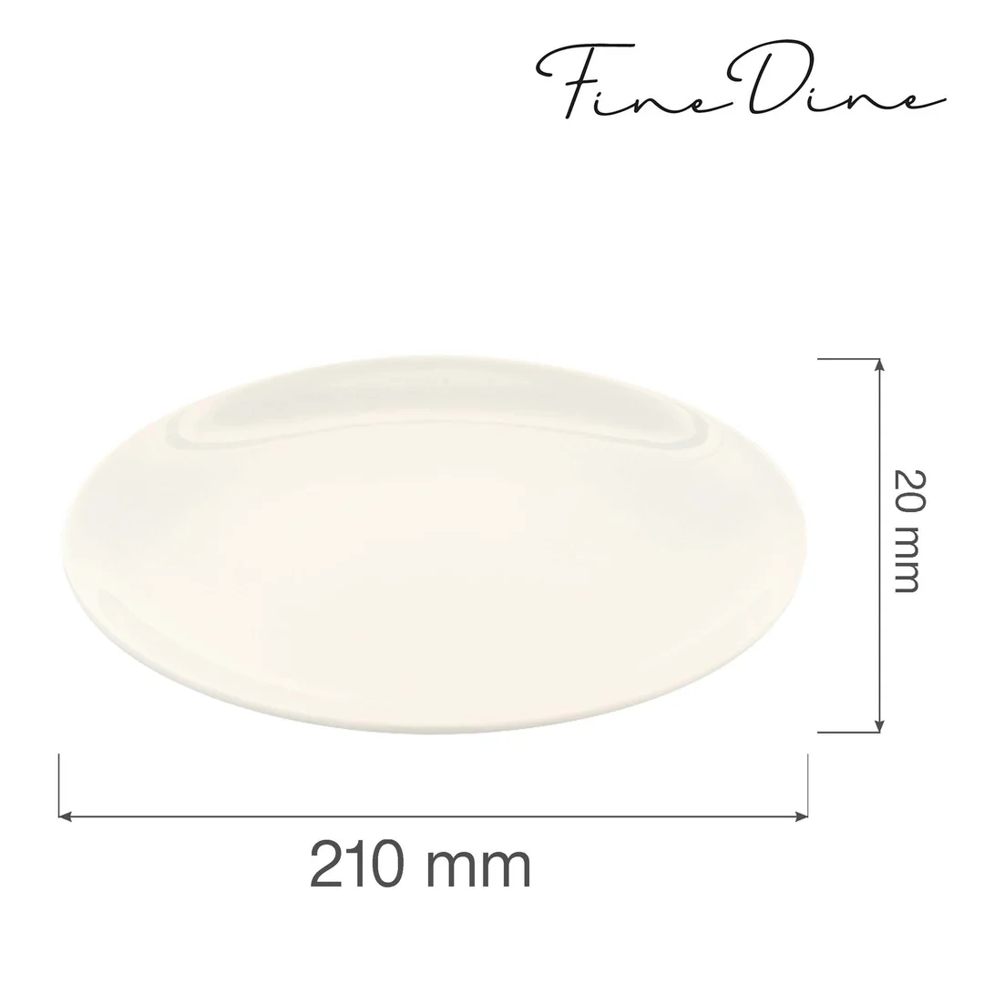 Talerz bez rantu Crema 210 mm — zdjęcie 6