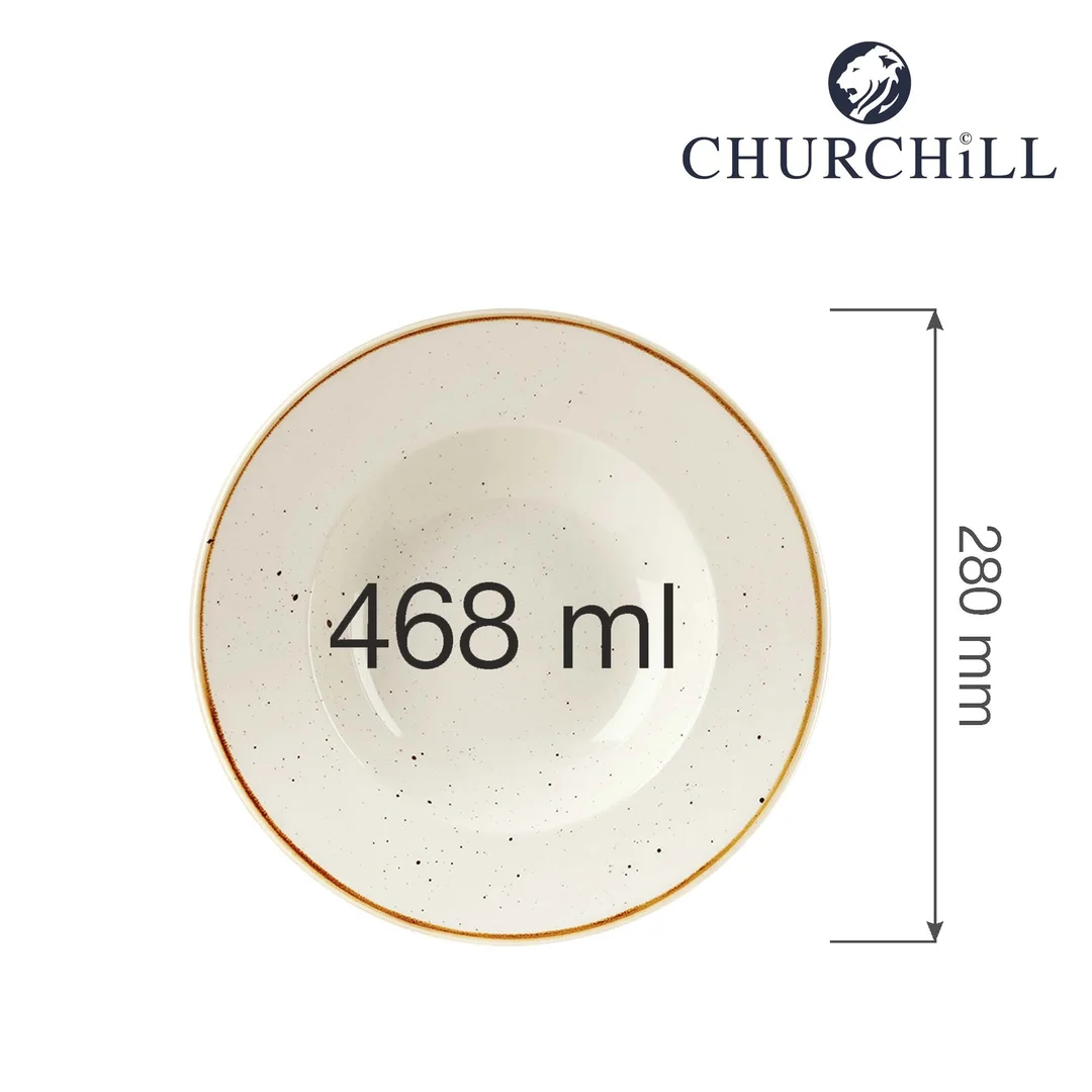 Talerz do pasty Stonecast Barley White 280 mm — zdjęcie 4