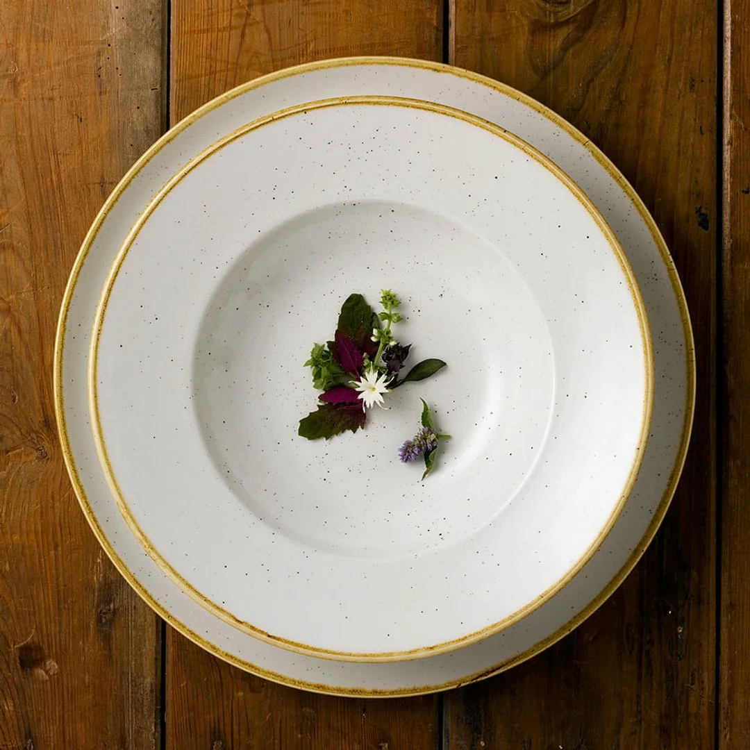 Talerz do pasty Stonecast Barley White 280 mm — zdjęcie 8