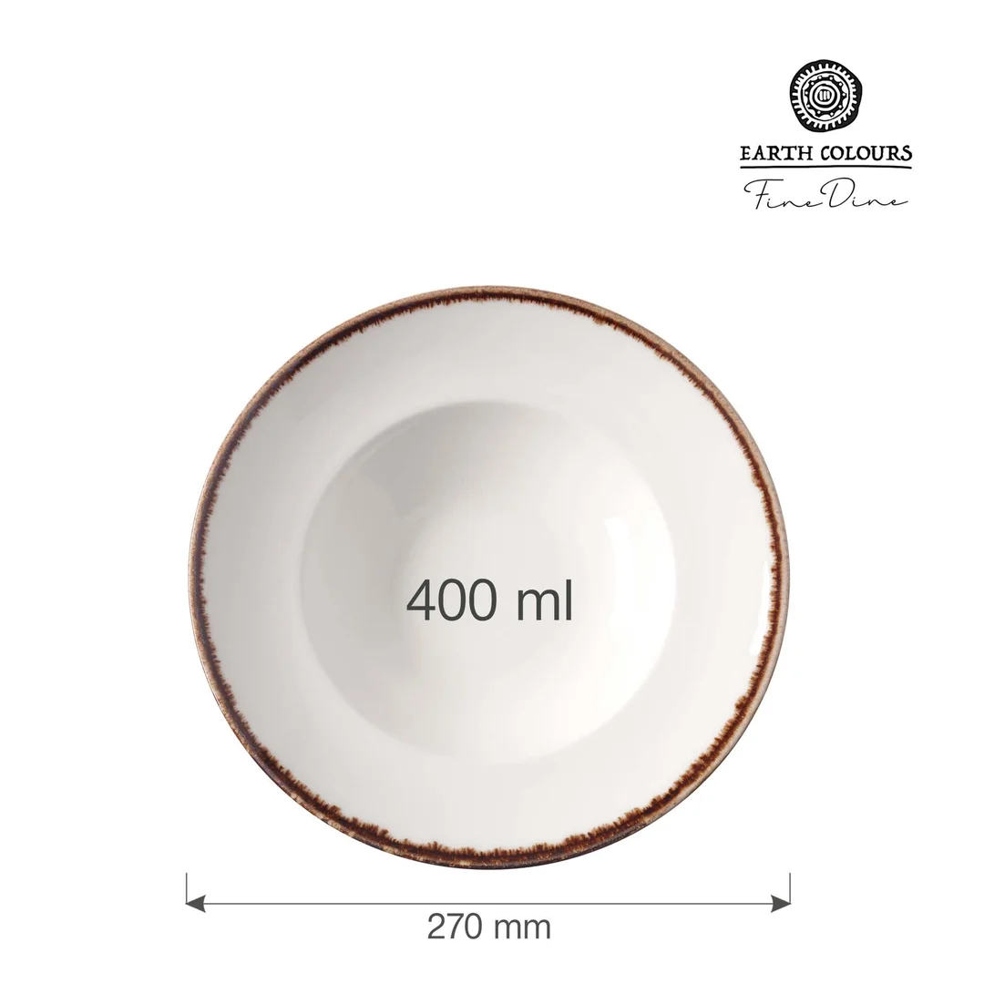 Talerz do pasty Vanilla 270 mm, 400 ml — zdjęcie 3