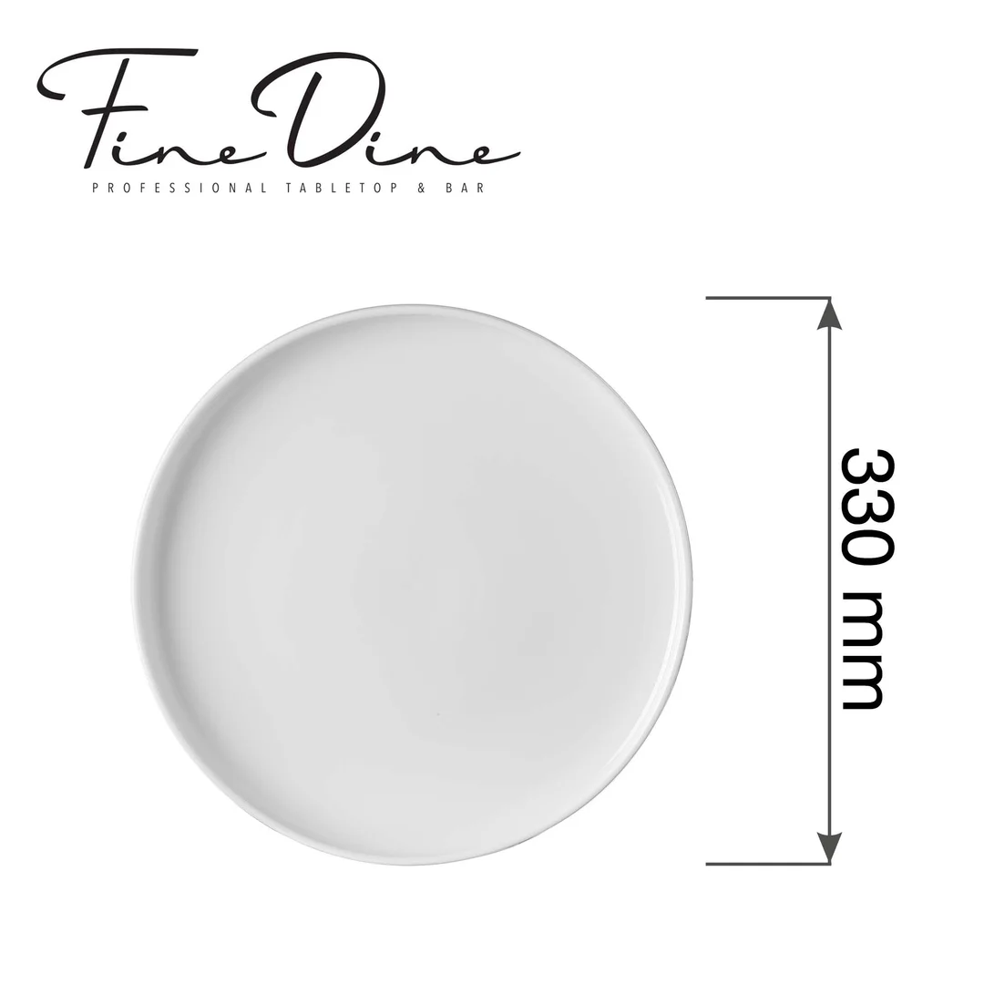 Talerz do pizzy Pure Bianco, 330 mm — zdjęcie 2
