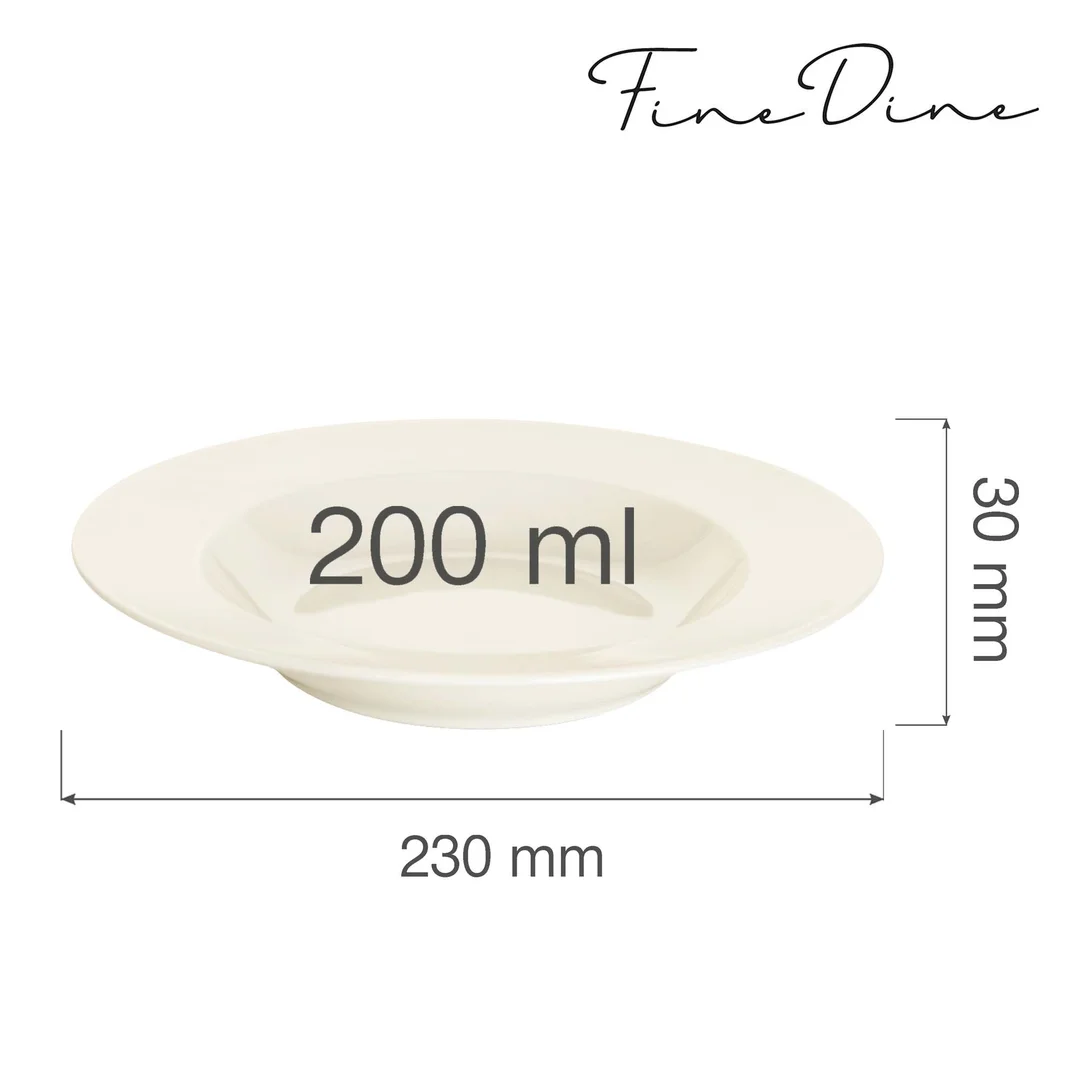 Talerz głęboki Crema 230 mm — zdjęcie 6