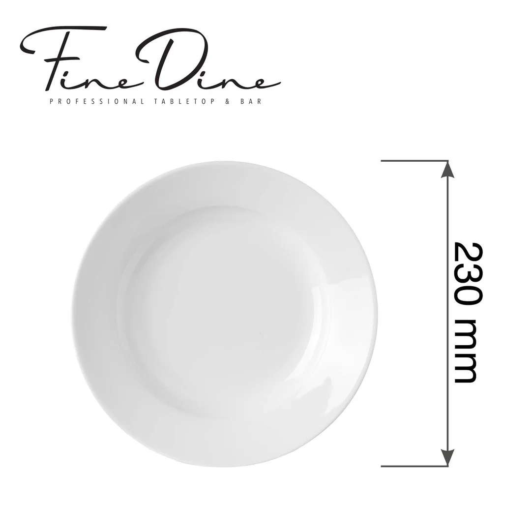 Talerz głęboki Pure Bianco 200ml, 230mm — zdjęcie 2