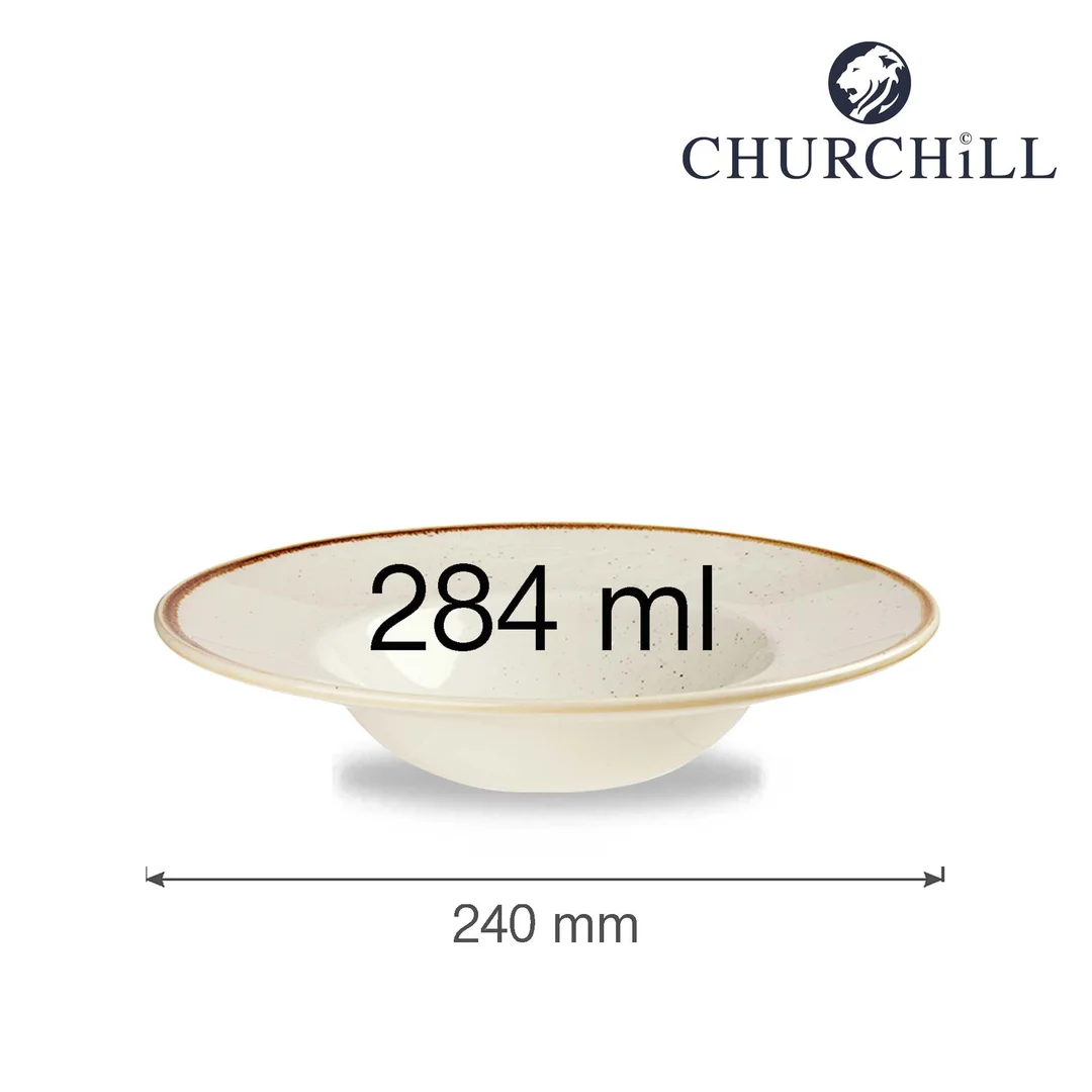 Talerz głęboki Stonecast Barley White 240 mm — zdjęcie 4