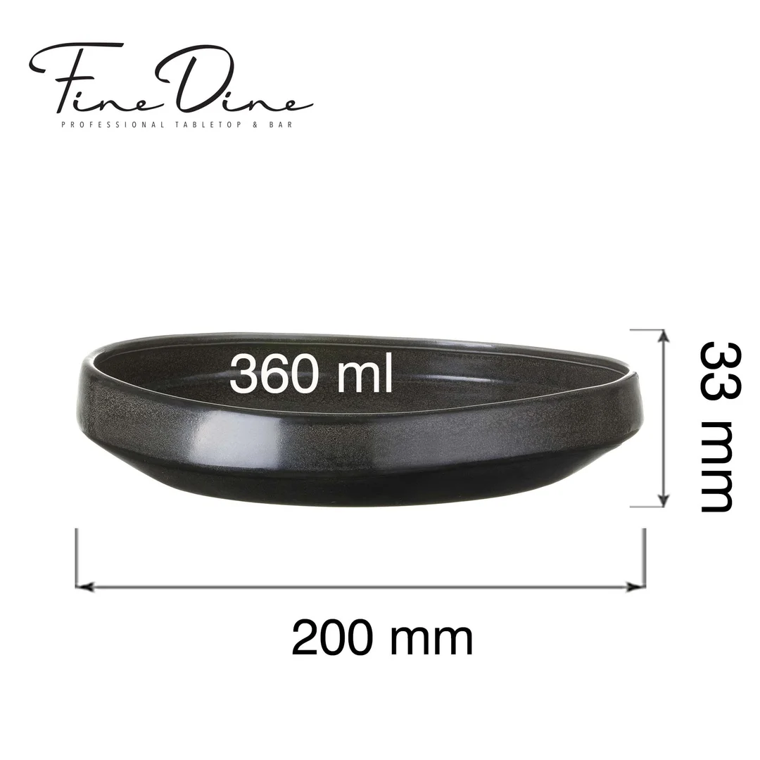 Talerz gourmet Onyx, 200mm — zdjęcie 3