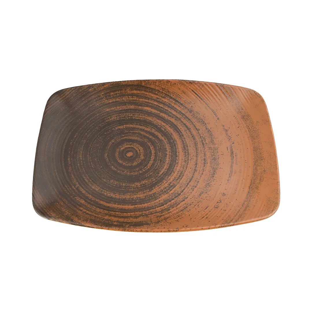 Talerz owalny Lykke Brown, 320 x 230 mm — zdjęcie 2