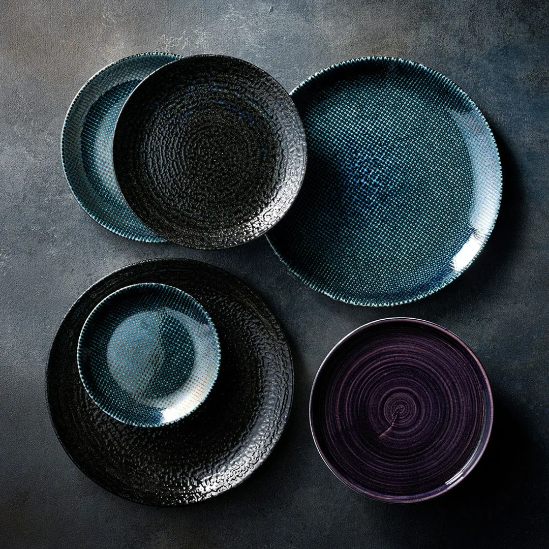 Talerz płytki Astro Metallic Blue, 220mm — zdjęcie 8