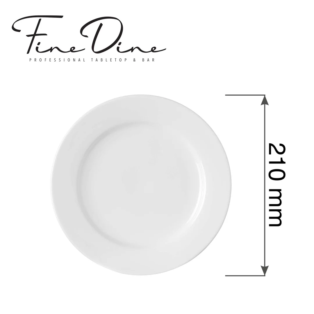 Talerz płytki Pure Bianco, 210mm — zdjęcie 2