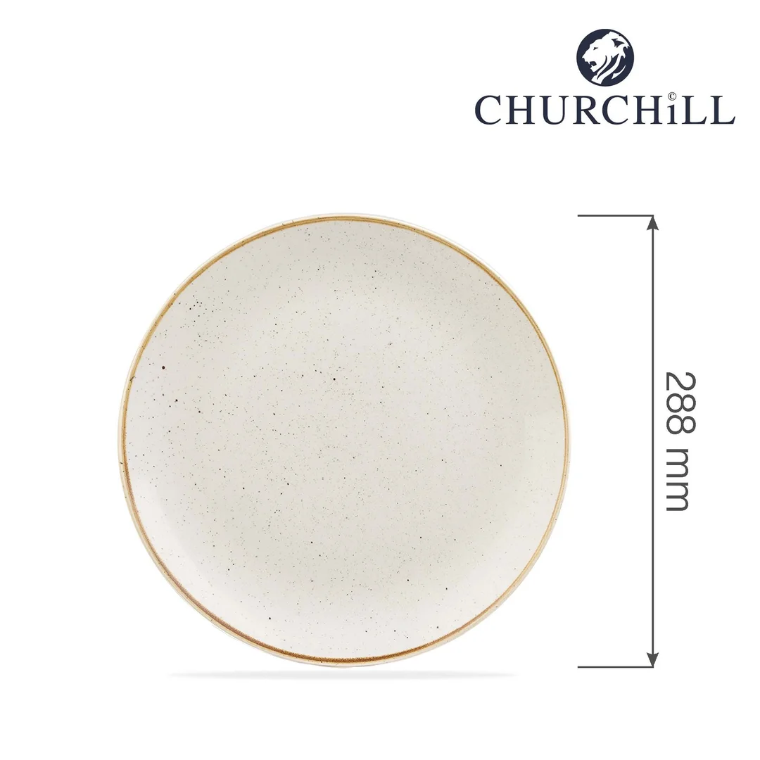 Talerz płytki Stonecast Barley White 288 mm — zdjęcie 4