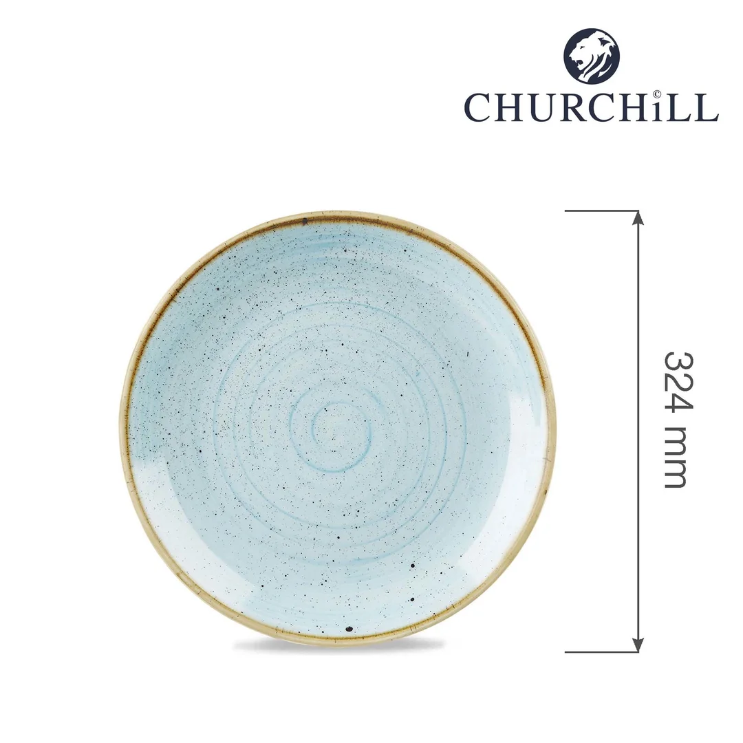 Talerz płytki Stonecast Duck Egg Blue 324 mm — zdjęcie 4