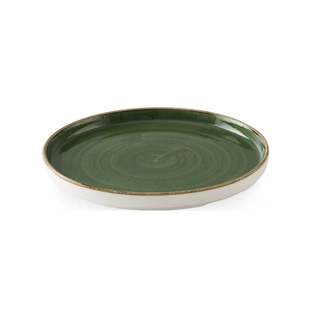 Talerz płytki z rantem Stonecast Sorrel Green, 210mm — zdjęcie 4