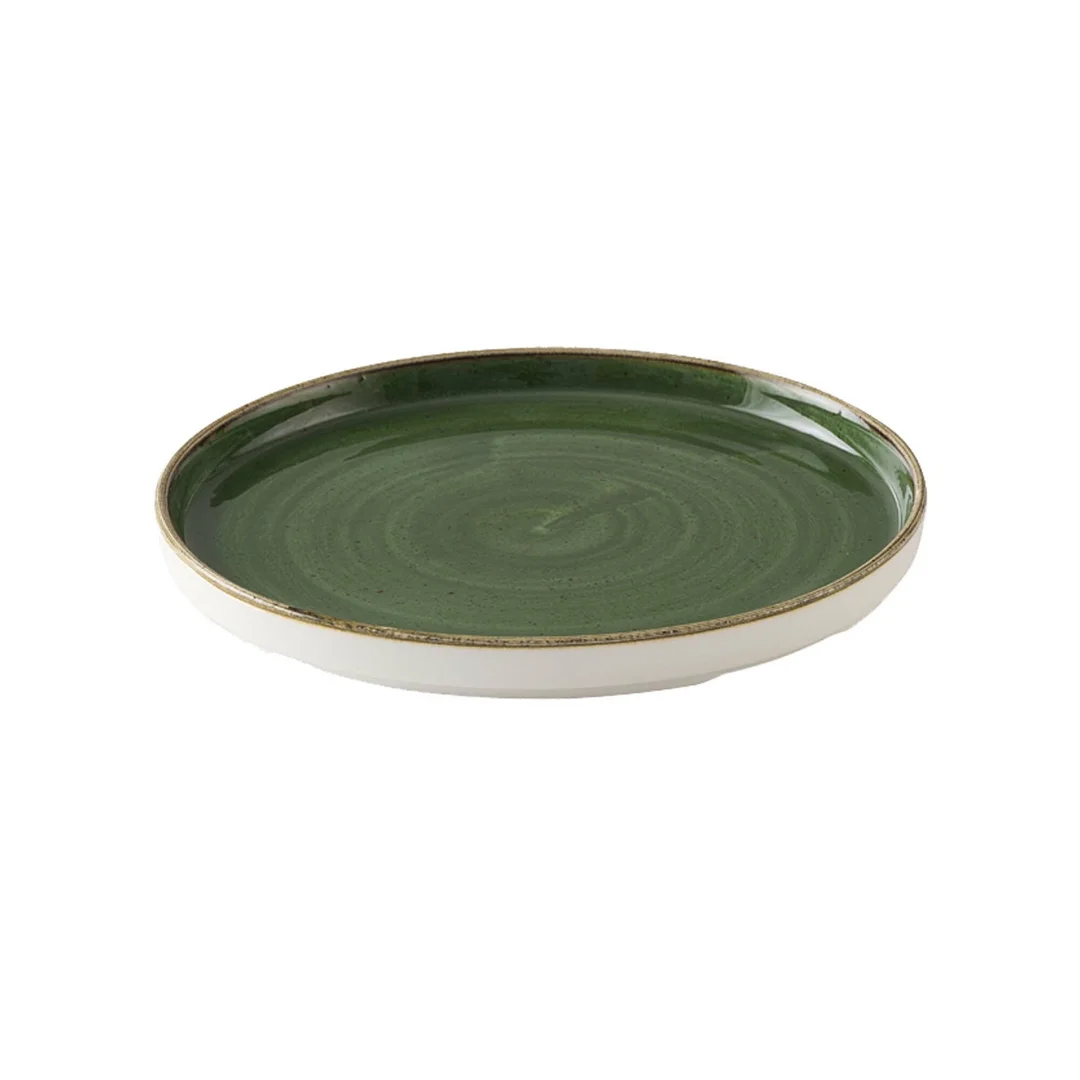 Talerz płytki z rantem Stonecast Sorrel Green, 260mm — zdjęcie 4